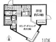 ALERO Takadanobaba アレーロ高田馬場の間取り図画像