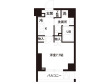 レジディア白金高輪の間取り図画像