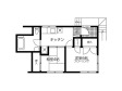 北村ハイツの間取り図画像