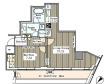 MY TOWER RESIDENCEの間取り図画像