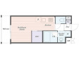 B CITY APARTMENT SHINJUKU NWの間取り図画像