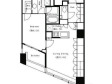 パークキューブ目黒タワーの間取り図画像