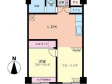 牛込マンションの間取り図画像