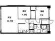 伊達坂ハイツの間取り図画像