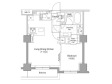 ザ・パークハビオ新宿の間取り図画像