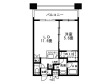 レジディア錦糸町の間取り図画像