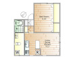 mote houseの間取り図画像