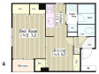 四ツ谷HOUSEの間取り図画像