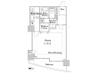 河田町ガーデンクラブフロアの間取り図画像