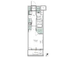 ONE ROOF RESIDENCE KIBA WESTの間取り図画像