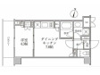 新品家具付きマンション新小川町9の間取り図画像