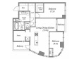 ルネパルティーレ汐留の間取り図画像