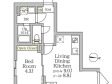 Aglaia 新宿西落合の間取り図画像