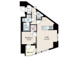 S-RESIDENCE新宿若松町の間取り図画像