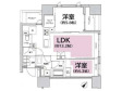 フレンシア築地の間取り図画像