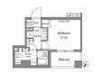 ルクレ西池袋の間取り図画像