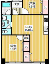 越中島三丁目ハイツ1号棟